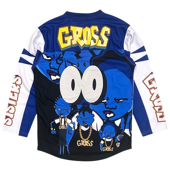 The Proud Family Gross Sisters Men's Headgear Classics Embroidered Hockey Jersey - Picture 2 of 5